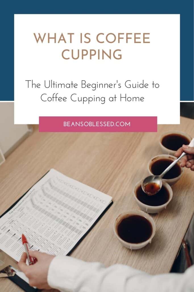image of cupping for the post what is coffee cupping
